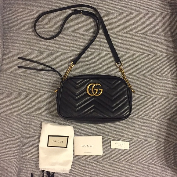 Gucci Handbags - Authentic Gucci Marmont Small Camera Bag